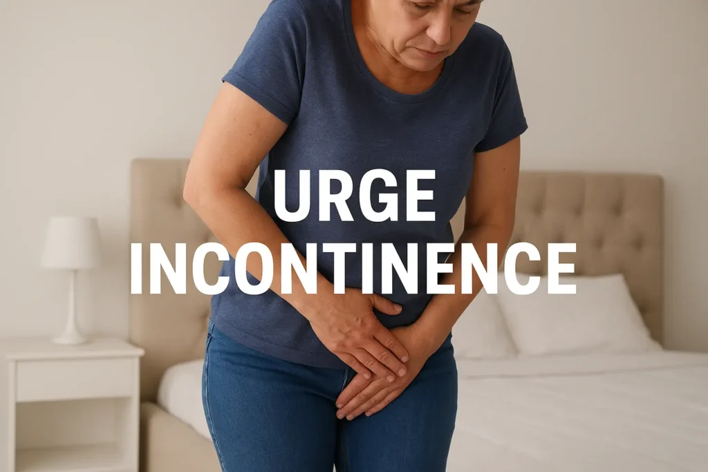 how to manage urge incontinence Bushey symptoms