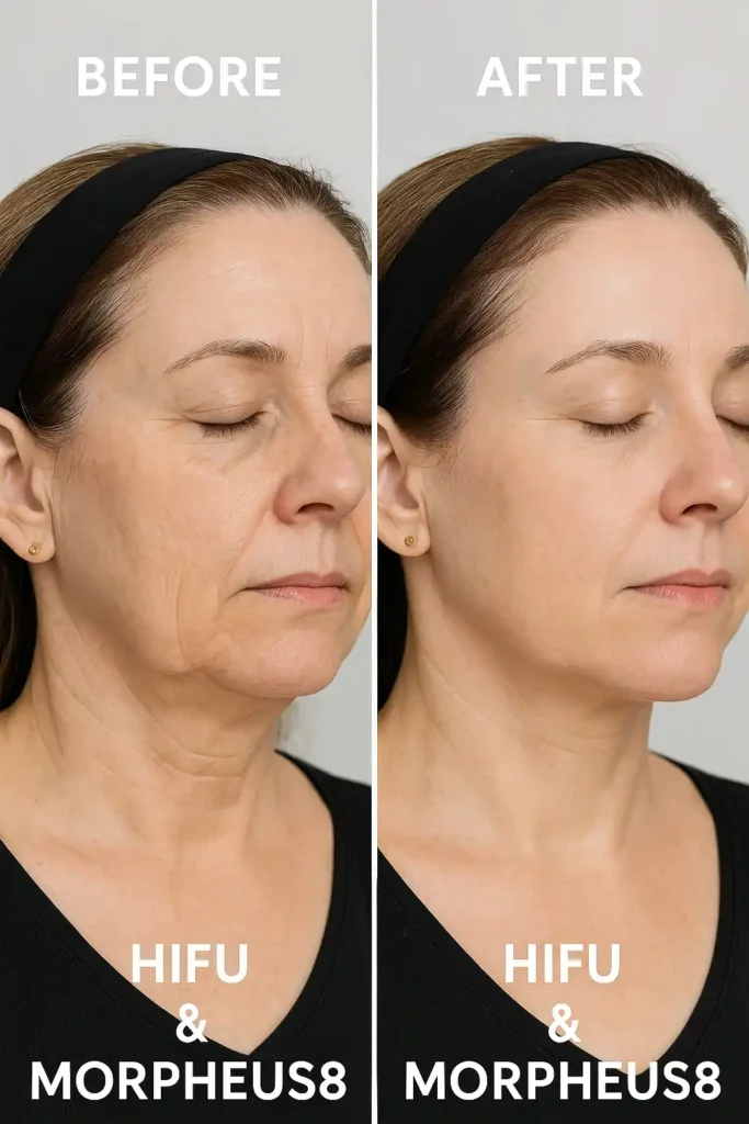 HIFU & Morpheus8 treatment results Bushey - book in today!