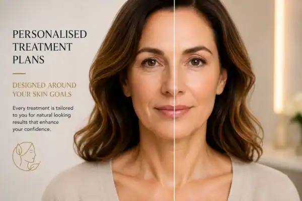 Before and after results of Collagen Lift Therapy Bushey