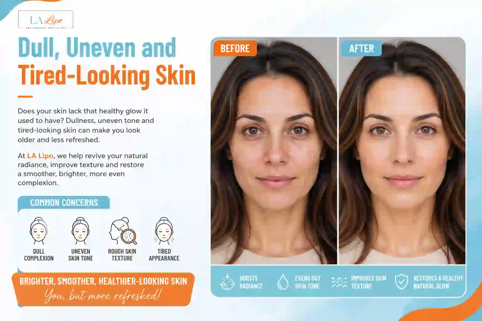 Sign #5: Dull, Uneven and Tired-Looking Skin Bushey